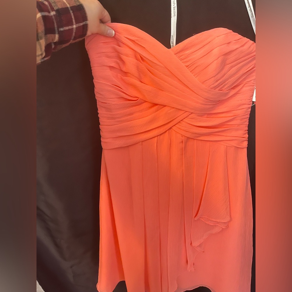 David’s bridal bridesmaid dress
